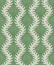 Load image into Gallery viewer, Fern Decorative Textile Wallpaper - Colorway: Fern Green - Woven Light Collection - Decorative Textile Wallcoverings