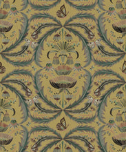 Load image into Gallery viewer, Magical Mariposa Decorative Textile Wallpaper - Colorway: Gold - Woven Light Collection - Decorative Textile Wallcoverings