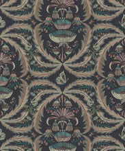 Load image into Gallery viewer, Magical Mariposa Decorative Textile Wallpaper - Colorway: Summer Night - Woven Light Collection - Decorative Textile Wallcoverings