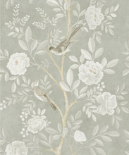 Load image into Gallery viewer, Chinoiserie Decorative Textile Wallpaper - Colorway: Linen - Woven Light Collection - Decorative Textile Wallcoverings