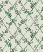 Load image into Gallery viewer, Petite Ivy Decorative Textile Wallpaper - Colorway: Irish Linen Green - Woven Light Collection - Decorative Textile Wallcoverings