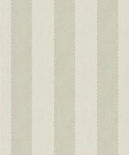 Load image into Gallery viewer, Scallop Stripe Decorative Textile Wallpaper - Colorway: Linen - Woven Light Collection - Decorative Textile Wallcoverings