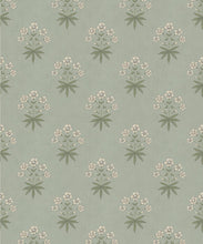 Load image into Gallery viewer, Geranium Decorative Textile Wallpaper - Colorway: Duck Egg - Woven Light Collection - Decorative Textile Wallcoverings