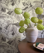 Load image into Gallery viewer, Horse Chestnut Decorative Textile Wallpaper - Colorway: Dove - Fable Collection by M&amp;K Studios - Insitu