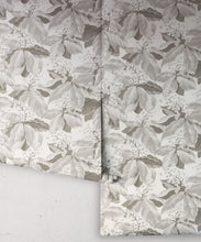 Load image into Gallery viewer, Horse Chestnut Decorative Textile Wallpaper - Colorway: Dove - Fable Collection by M&amp;K Studios - Roll