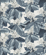 Load image into Gallery viewer, Horse Chestnut Wallpaper - Colorway: Indigo - Fable Collection by M&amp;K Studios - Swatch
