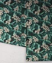 Load image into Gallery viewer, Horse Chestnut Decorative Textile Wallpaper - Colorway: Lagoon - Fable Collection by M&amp;K Studios - Roll
