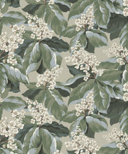 Load image into Gallery viewer, Horse Chestnut Wallpaper - Colorway: Periwinkle - Fable Collection by M&amp;K Studios - Swatch