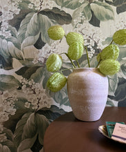 Load image into Gallery viewer, Horse Chestnut Decorative Textile Wallpaper - Colorway: Sage - Fable Collection by M&amp;K Studios - Insitu