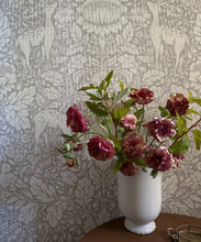 Load image into Gallery viewer, Richmond Wallpaper - Colorway: Dove - Fable Collection by M&amp;K Studios - Insitu