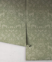 Load image into Gallery viewer, Richmond Wallpaper - Colorway: Sage - Fable Collection by M&amp;K Studios - Roll