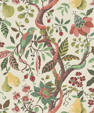 Load image into Gallery viewer, Pear Tree Decorative Textile Wallpaper - Colourway: Apricot - Swatch