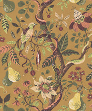 Load image into Gallery viewer, Pear Tree Decorative Textile Wallpaper - Colourway: Ochre - Swatch