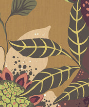 Load image into Gallery viewer, Pear Tree Decorative Textile Wallpaper - Colourway: Ochre - Close Up