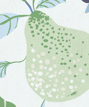 Load image into Gallery viewer, Pear Tree Decorative Textile Wallpaper - Colourway: River - Close Up