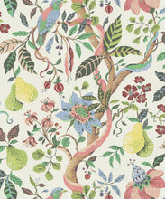 Load image into Gallery viewer, Pear Tree Decorative Textile Wallpaper - Colourway: Sorbet - Swatch