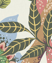 Load image into Gallery viewer, Pear Tree Decorative Textile Wallpaper - Colourway: Sorbet - Close Up