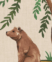 Load image into Gallery viewer, Willow Wood Decorative Textile Wallpaper - Colourway: Cherry - Close Up