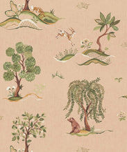 Load image into Gallery viewer, Willow Wood Decorative Textile Wallpaper - Colourway: Rose - Swatch