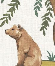 Load image into Gallery viewer, Willow Wood Decorative Textile Wallpaper - Colourway: Seaglass - Close Up