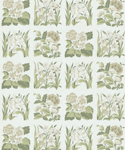 Load image into Gallery viewer, Flower Patch Decorative Textile Wallpaper - Colourway: Linen - Swatch
