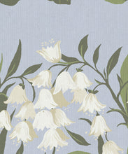 Load image into Gallery viewer, Flower Patch Decorative Textile Wallpaper - Colourway: Powder - Close Up