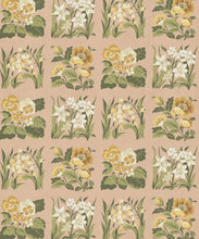 Load image into Gallery viewer, Flower Patch Decorative Textile Wallpaper - Colourway: Rose - Swatch