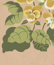 Load image into Gallery viewer, Flower Patch Decorative Textile Wallpaper - Colourway: Rose - Close Up