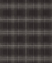 Load image into Gallery viewer, Highland Decorative Textile Wallpaper - Colourway: Charcoal - Swatch