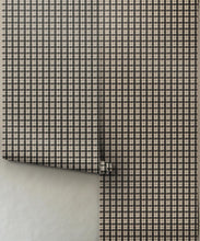 Load image into Gallery viewer, Timber Decorative Textile Wallpaper - Colourway: Charcoal - Roll