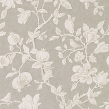 Load image into Gallery viewer, Magnolia &amp; Pomegranate Wallpaper by Sanderson - Silver/Linen