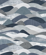 Load image into Gallery viewer, Dune Type II Vinyl Wallpaper - Colourway: Denim - Swatch - Commercial Wallcoverings