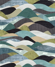 Load image into Gallery viewer, Dune Type II Vinyl Wallpaper - Colourway: Turquoise - Swatch - Commercial Wallcoverings