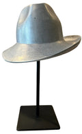 metal hat on stand