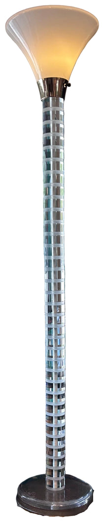 lucite floor lamp