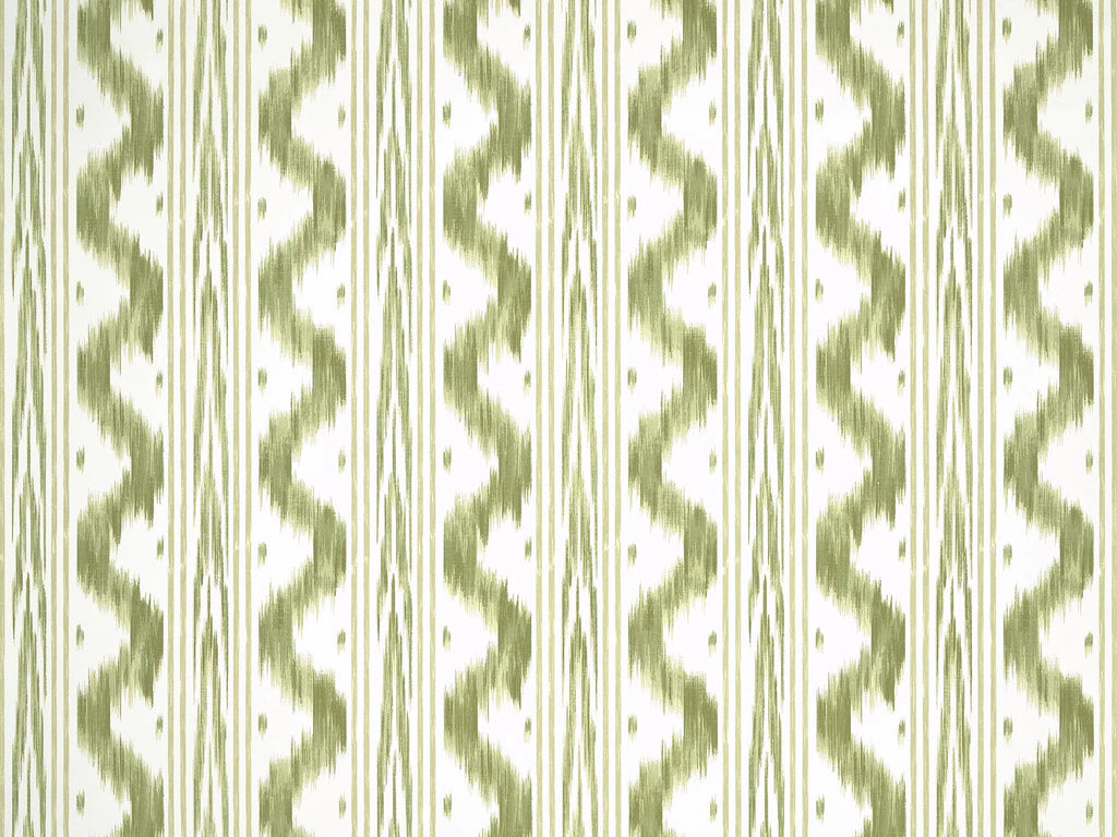 Toile de nantes intisse wallpaper in Herbe