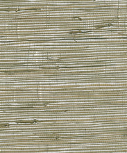 Load image into Gallery viewer, Metallic Triangle Grass Grasscloth Wallpaper - Silver