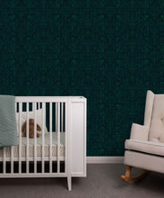 Load image into Gallery viewer, Banksia Bloom Wallpaper • Indigenous Wallpaper • Dark Green • Insitu