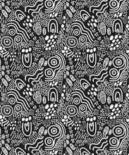 Load image into Gallery viewer, Landscapes Wallpaper • geometric • Black &amp; White • Swatch