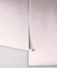 Load image into Gallery viewer, Landscapes Wallpaper • geometric • Pink &amp; White • Rolls