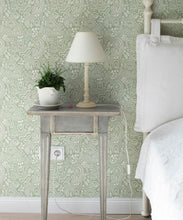 Load image into Gallery viewer, Landscapes Wallpaper • geometric • Sage &amp; White• Insitu