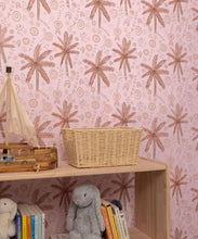 Load image into Gallery viewer, People On Country Wallpaper • Trees • Pink • Insitu