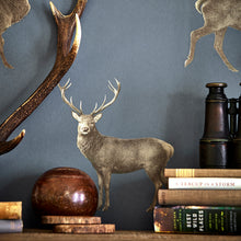 Load image into Gallery viewer, Evesham Deer Wallpaper by Sanderson lifestyle room scene