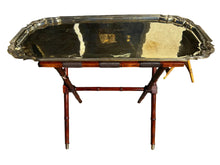 Load image into Gallery viewer, brass tray w/ stand