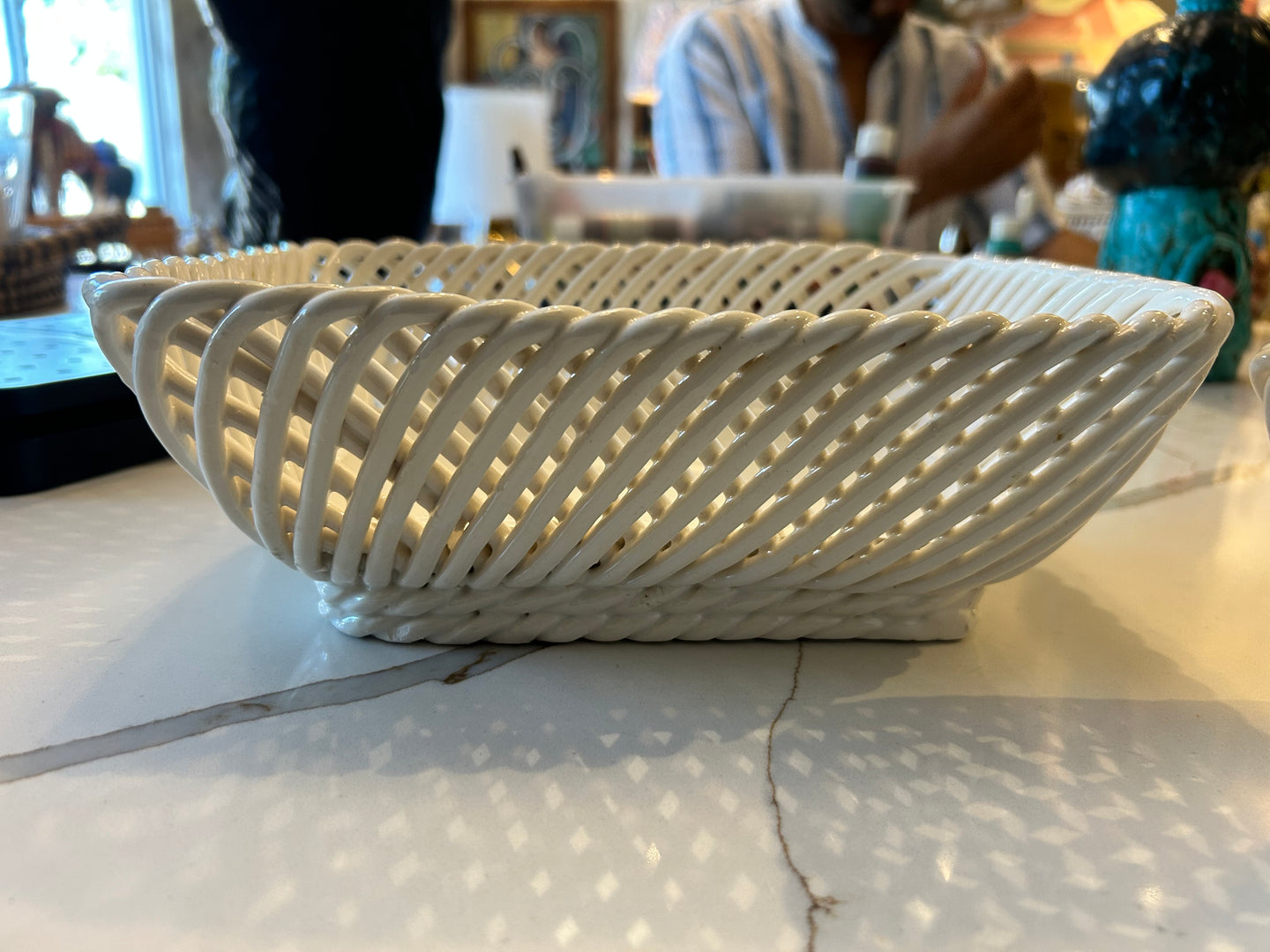 Set of vintage porcelain baskets