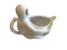 Load image into Gallery viewer, Charming Chinoiserie Monkey Planter/Bowl | Hollywood Regency Style Ceramic Dish