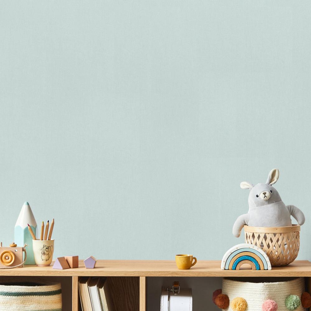 Fine Linen Wallpaper - Green room view