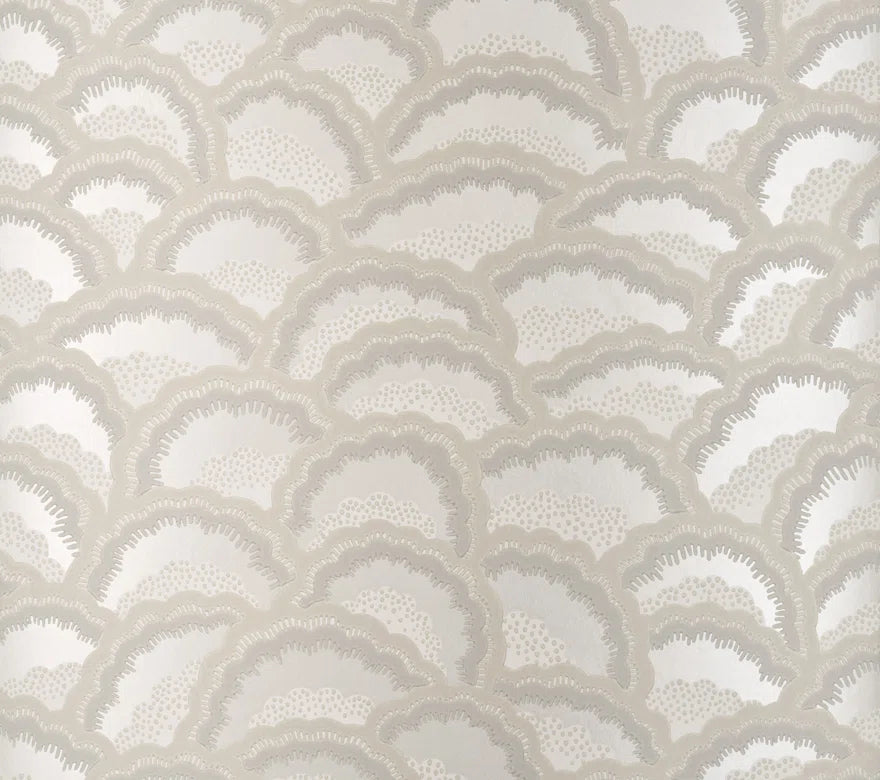 Arlesienne wallpaper in PORCELAINE