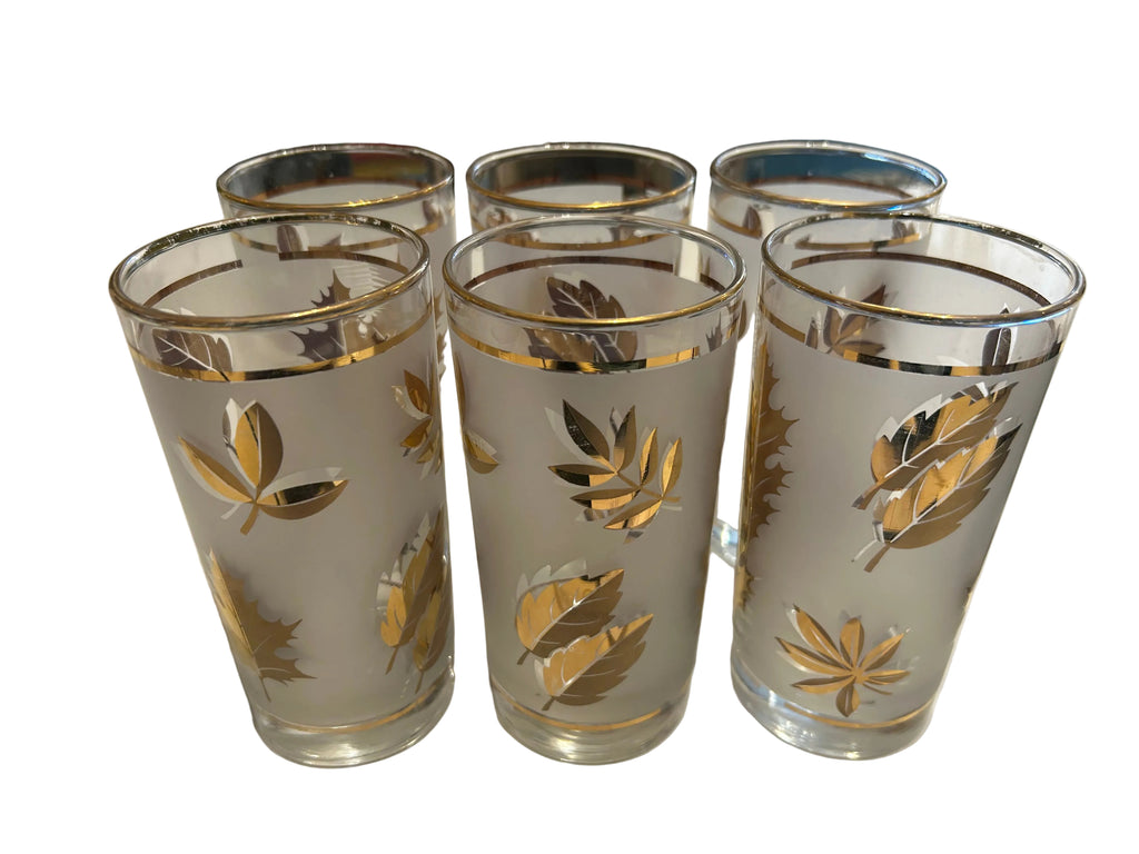 vintage tumblers set of 6