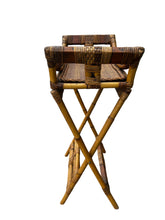 Load image into Gallery viewer, vintage bamboo butler's tray